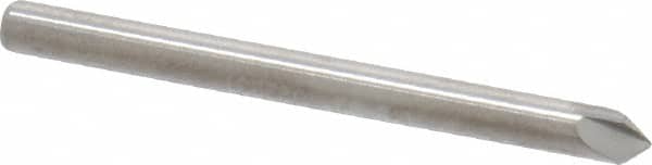 Hertel - 1/8" Head Diam, 1/8" Shank Diam, 3 Flute 82° Solid Carbide Countersink - Exact Tool & Supply