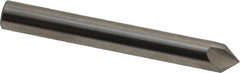 Hertel - 1/4" Head Diam, 1/4" Shank Diam, 3 Flute 82° Solid Carbide Countersink - Exact Tool & Supply