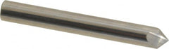Hertel - 1/4" Head Diam, 1/4" Shank Diam, 3 Flute 90° Solid Carbide Countersink - Exact Tool & Supply