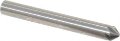 Hertel - 3/16" Head Diam, 3/16" Shank Diam, 6 Flute 82° Solid Carbide Countersink - Exact Tool & Supply