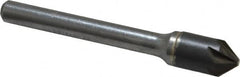 Hertel - 3/8" Head Diam, 1/4" Shank Diam, 6 Flute 82° Solid Carbide Countersink - Exact Tool & Supply