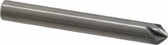 Hertel - 3/16" Head Diam, 3/16" Shank Diam, 6 Flute 90° Solid Carbide Countersink - Exact Tool & Supply