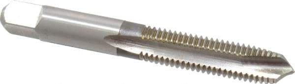 Hertel - 5/16-18 UNC, H3, 3 Flutes, Plug Chamfer, Bright Finish, High Speed Steel Spiral Point STI Tap - 2-15/16" OAL, 5/16" Thread Length - Exact Tool & Supply