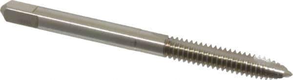 Hertel - #10-24 UNC, 2 Flute, Bright Finish, High Speed Steel Spiral Point Tap - Plug Chamfer, Right Hand Thread, 2" OAL - Exact Tool & Supply