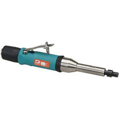 Dynabrade - 1/4" Collet, Straight Handle, Air Straight Die Grinder - 20,000 RPM, Rear Exhaust, 31 CFM, 0.5 hp, 90 psi, 1/4 NPT Inlet - Exact Tool & Supply