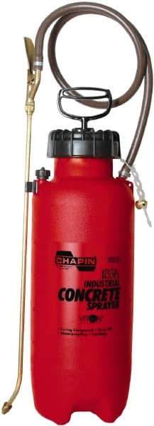 Chapin - 3 Gal Chemical Safe Garden Hand Sprayer - Polyethylene Tank, Wide Mouth, Reinforced Hose, For Concrete Applications - Exact Tool & Supply