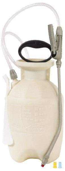 Chapin - 1 Gal Chemical Safe Garden Hand Sprayer - Use with Cleaners, Polyethylene Tank, Funnel Mouth, Reinforced Hose, For Deck & Yard Applications - Exact Tool & Supply