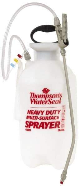 Chapin - 2 Gal Chemical Safe Garden Hand Sprayer - Use with Cleaners, Polyethylene Tank, Funnel Mouth, Reinforced Hose, For Deck & Yard Applications - Exact Tool & Supply