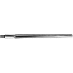 Interstate - #14 Pin, 1.542" Diam, 1-1/4" Small End, 1-1/2" Diam Straight Shank, 14" Flute, Taper Pin Reamer - Exact Tool & Supply
