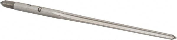 Interstate - #5/0 Pin, 0.0966" Diam, 0.0719" Small End, 7/64" Diam Straight Shank, 1-3/16" Flute, Taper Pin Reamer - Exact Tool & Supply