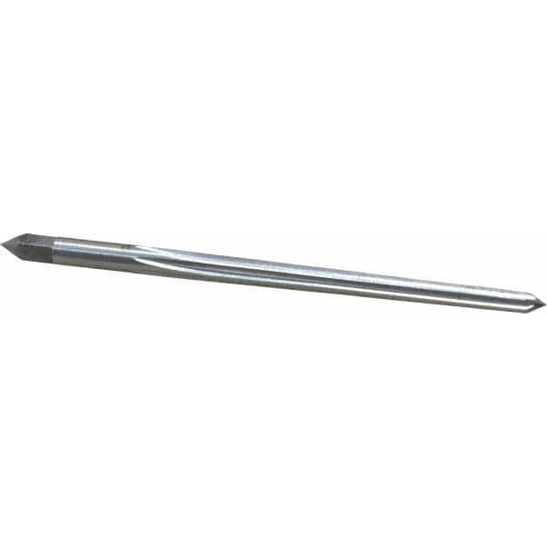 Interstate - #0 Pin, 0.1638" Diam, 0.1287" Small End, 11/64" Diam Straight Shank, 1-11/16" Flute, Taper Pin Reamer - Exact Tool & Supply