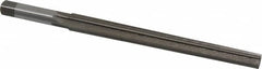 Interstate - #8 Pin, 0.505" Diam, 0.3971" Small End, 7/16" Diam Straight Shank, 5-3/16" Flute, Taper Pin Reamer - Exact Tool & Supply