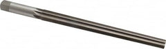 Interstate - #9 Pin, 0.6066" Diam, 0.4805" Small End, 9/16" Diam Straight Shank, 6-1/16" Flute, Taper Pin Reamer - Exact Tool & Supply