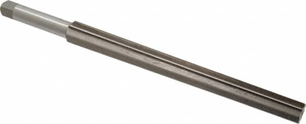 Interstate - #12 Pin, 1.05" Diam, 0.842" Small End, 7/8" Diam Straight Shank, 10" Flute, Taper Pin Reamer - Exact Tool & Supply