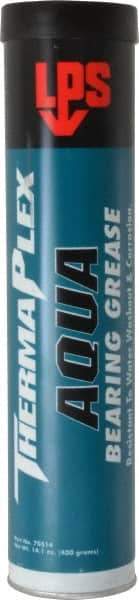 LPS - 14.1 oz Cartridge Aluminum Extreme Pressure Grease - Amber, Extreme Pressure, 302°F Max Temp, NLGIG 2, - Exact Tool & Supply