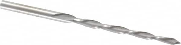 Value Collection - #4/0 Pin, 0.1142" Diam, 0.0869" Small End, 1/8" Diam Straight Shank, 1-5/16" Flute, Taper Pin Reamer - Exact Tool & Supply