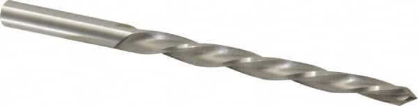 Interstate - #4 Pin, 0.2604" Diam, 0.2071" Small End, 17/64" Diam Straight Shank, 2-9/16" Flute, Taper Pin Reamer - Exact Tool & Supply