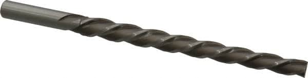 Interstate - #8 Pin, 0.505" Diam, 0.3971" Small End, 7/16" Diam Straight Shank, 5-3/16" Flute, Taper Pin Reamer - Exact Tool & Supply