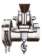 CM - 8,000 Lb Lifting Capacity, Trolley Hoist - 104' Overhaul to Lift 1' - Exact Tool & Supply