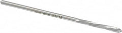 Chucking Reamer: 11/64″ Dia, 4-1/2″ OAL, 1-1/8″ Flute Length, Straight Shank, High Speed Steel 6 Flute, RH