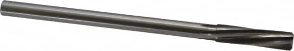 Made in USA - 1/2" High Speed Steel 6 Flute Chucking Reamer - Exact Tool & Supply