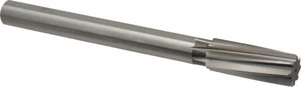 Made in USA - 1-1/16" High Speed Steel 8 Flute Chucking Reamer - Exact Tool & Supply