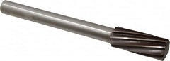 Made in USA - 1-3/8" High Speed Steel 10 Flute Chucking Reamer - Exact Tool & Supply