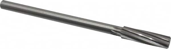 Made in USA - 9/16" Cobalt 8 Flute Chucking Reamer - Exact Tool & Supply