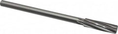 Made in USA - 9/16" Cobalt 8 Flute Chucking Reamer - Exact Tool & Supply