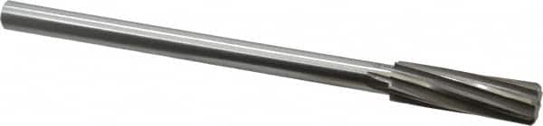 Made in USA - 19/32" Cobalt 8 Flute Chucking Reamer - Exact Tool & Supply