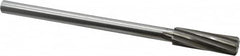 Made in USA - 19/32" Cobalt 8 Flute Chucking Reamer - Exact Tool & Supply