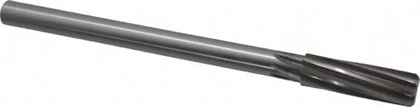 Made in USA - 11/16" Cobalt 8 Flute Chucking Reamer - Exact Tool & Supply
