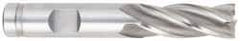OSG - 5/8", 5/8" LOC, 5/8" Shank Diam, 2-3/4" OAL, 4 Flute, Cobalt Square End Mill - Single End, TiCN Finish, Spiral Flute, 30° Helix, Centercutting, Right Hand Cut, Right Hand Flute, Series 541 - Exact Tool & Supply