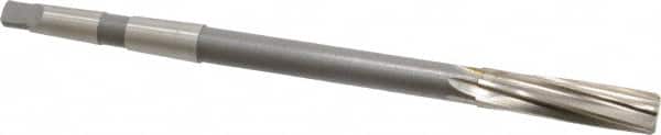 Made in USA - 1/2" High Speed Steel 6 Flute Chucking Reamer - Exact Tool & Supply