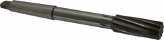 Made in USA - 1-1/8" High Speed Steel 10 Flute Chucking Reamer - Exact Tool & Supply