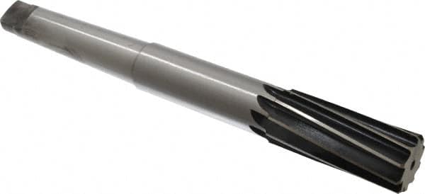 Made in USA - 1-1/2" High Speed Steel 12 Flute Chucking Reamer - Exact Tool & Supply