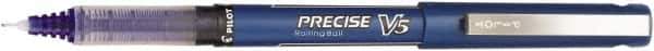 Pilot - Precision Point Roller Ball Pen - Blue - Exact Tool & Supply
