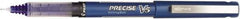 Pilot - Precision Point Roller Ball Pen - Blue - Exact Tool & Supply