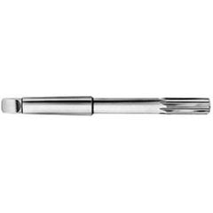 Made in USA - 9/32" High Speed Steel 6 Flute Chucking Reamer - Exact Tool & Supply