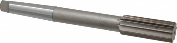Interstate - 1-3/16" High Speed Steel 10 Flute Chucking Reamer - Exact Tool & Supply
