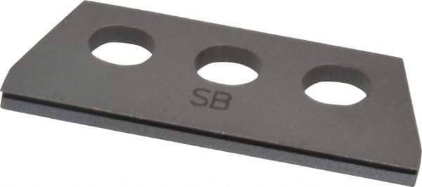 Kennametal - Neutral Cut, 3/16" Insert Width, Cutoff & Grooving Support Blade for Indexables - 1.12" Max Depth of Cut, 3/16" Blade Width - Exact Tool & Supply