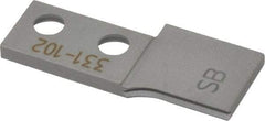 Kennametal - Left Hand Cut, 1/8" Insert Width, Cutoff & Grooving Support Blade for Indexables - 13/16" Max Depth of Cut, GS125 Insert, 13/16" Blade Width - Exact Tool & Supply
