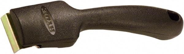 Hyde Tools - Stiff High Carbon Steel 2-Edge Scraper - 1-1/2" Blade Width, Nylon Handle - Exact Tool & Supply