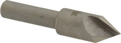 Interstate - 3/8" Head Diam, 1/4" Shank Diam, 1 Flute 60° High Speed Steel Countersink - Exact Tool & Supply