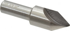 Interstate - 3/4" Head Diam, 1/2" Shank Diam, 1 Flute 60° High Speed Steel Countersink - Exact Tool & Supply