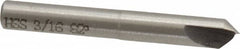 Interstate - 3/16" Head Diam, 3/16" Shank Diam, 1 Flute 82° High Speed Steel Countersink - Exact Tool & Supply