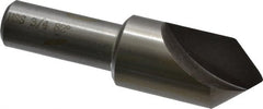 Interstate - 3/4" Head Diam, 1/2" Shank Diam, 1 Flute 82° High Speed Steel Countersink - Exact Tool & Supply