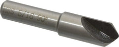 Interstate - 5/16" Head Diam, 1/4" Shank Diam, 1 Flute 90° High Speed Steel Countersink - Exact Tool & Supply