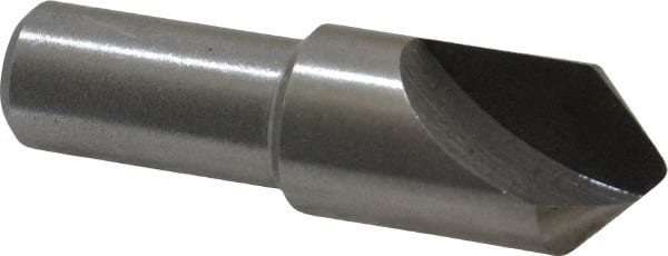 Interstate - 5/8" Head Diam, 1/2" Shank Diam, 1 Flute 90° High Speed Steel Countersink - Exact Tool & Supply