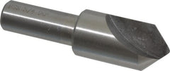 Interstate - 3/4" Head Diam, 1/2" Shank Diam, 1 Flute 90° High Speed Steel Countersink - Exact Tool & Supply